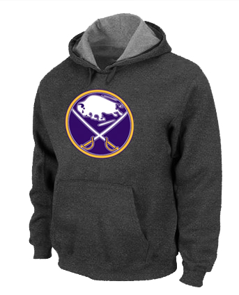 NHL Buffalo Sabres Big & Tall Logo Pullover Hoodie D.Grey