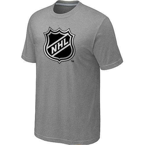 NHL Logo Big & Tall L.Grey T-Shirt