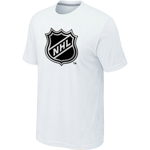 NHL Logo Big & Tall White T-Shirt