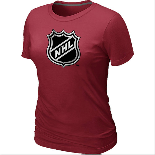 NHL Logo Big & Tall Women's Red T-Shirt