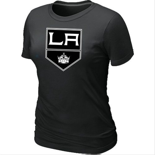 NHL Los Angeles Kings Big & Tall Women's Logo Black T-Shirt