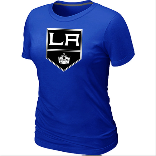 NHL Los Angeles Kings Big & Tall Women's Logo Blue T-Shirt