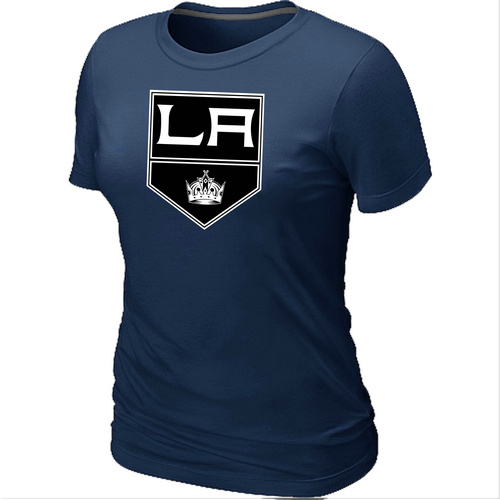 NHL Los Angeles Kings Big & Tall Women's Logo D.Blue T-Shirt
