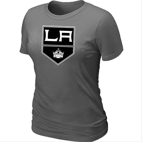 NHL Los Angeles Kings Big & Tall Women's Logo D.Grey T-Shirt