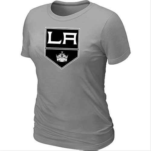 NHL Los Angeles Kings Big & Tall Women's Logo L.Grey T-Shirt