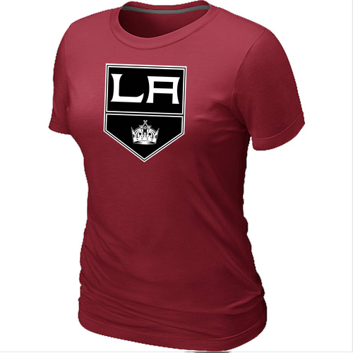 NHL Los Angeles Kings Big & Tall Women's Logo Red T-Shirt