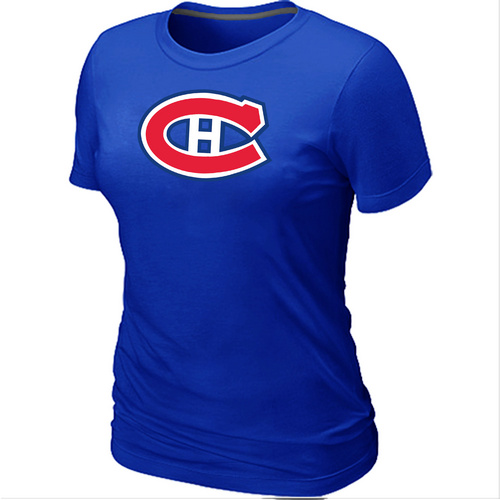 NHL Montr¨¦al Canadiens Big & Tall Women's Logo Blue T-Shirt