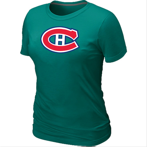 NHL Montr¨¦al Canadiens Big & Tall Women's Logo L.Green T-Shirt - Click Image to Close