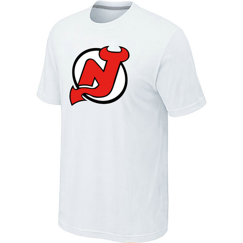 NHL New Jersey Devils Big & Tall Logo White T-Shirt