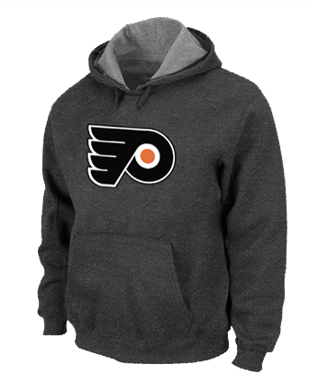 NHL Philadelphia Flyers Big & Tall Logo Pullover Hoodie D.Grey