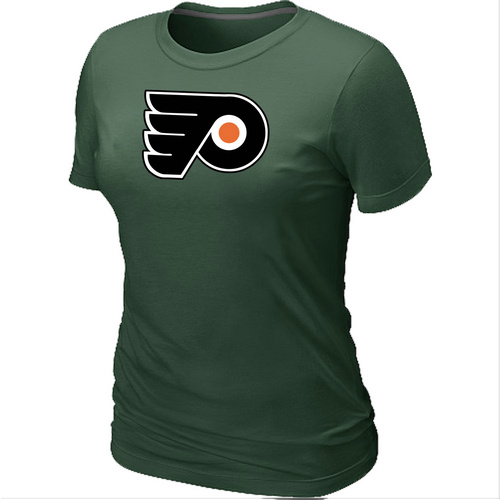 NHL Philadelphia Flyers Big & Tall Women's Logo D.Green T-Shirt