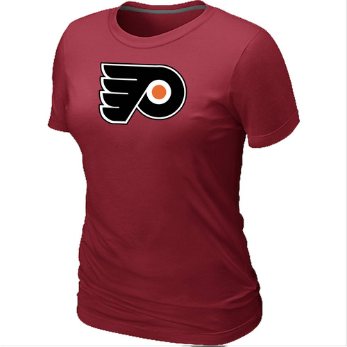 NHL Philadelphia Flyers Big & Tall Women's Logo Red T-Shirt