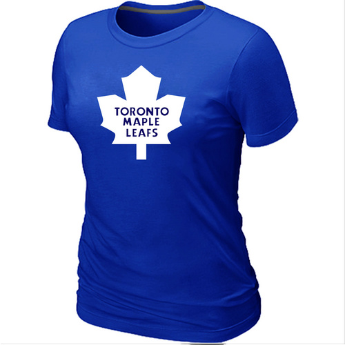 NHLToronto Maple Leafs Big & Tall Women's Logo Blue T-Shirt - Click Image to Close