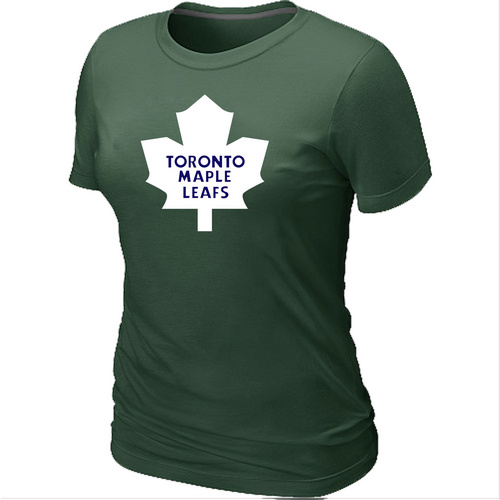 NHLToronto Maple Leafs Big & Tall Women's Logo D.Green T-Shirt - Click Image to Close