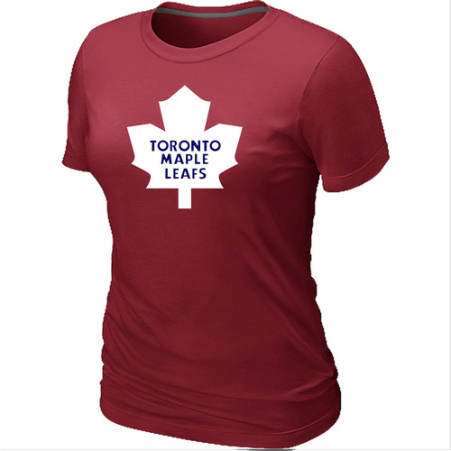 NHLToronto Maple Leafs Big & Tall Women's Logo Red T-Shirt