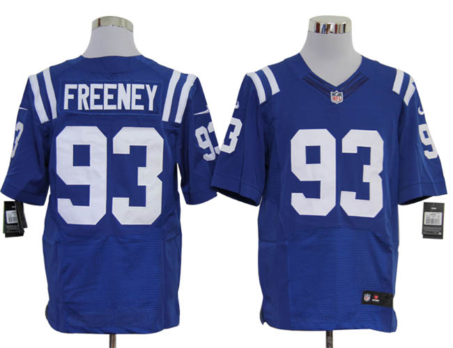 NIKE Colts 93 Freeney blue Elite Jerseys