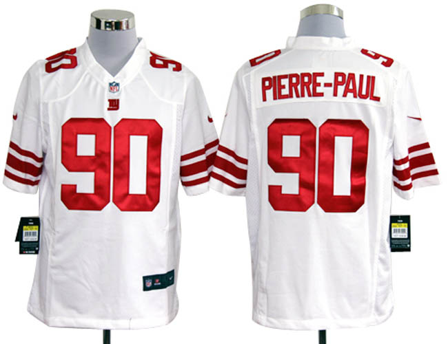 NIKE Giants 90 PIERRE-PAUL white Game Jerseys