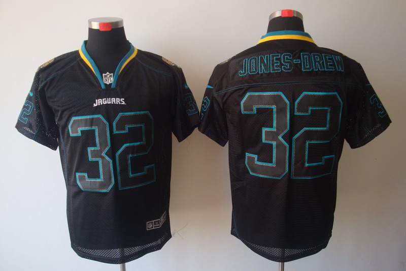 NIKE Jaguars 32 JONES-DREW Black Elite Jerseys NIKE Jaguars 32 JONES-DREW Black Elite Jerseys