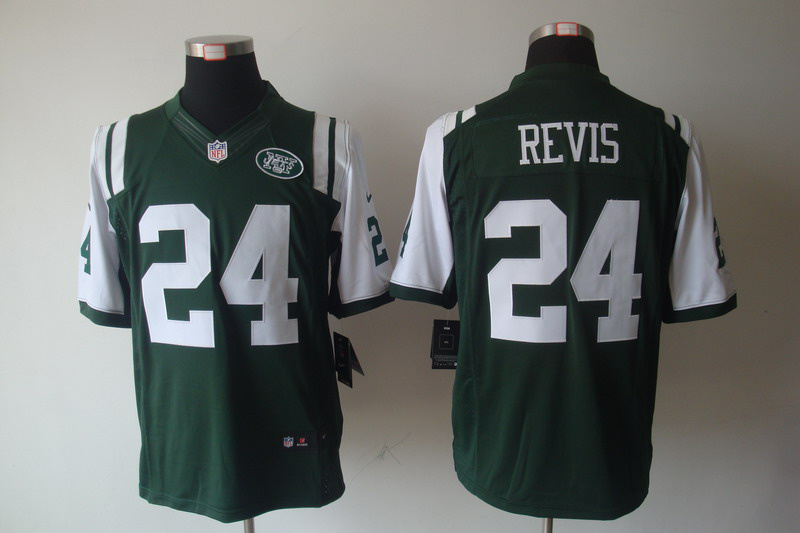 NIKE New York Jets 24 REVIS Green Limited Jersey