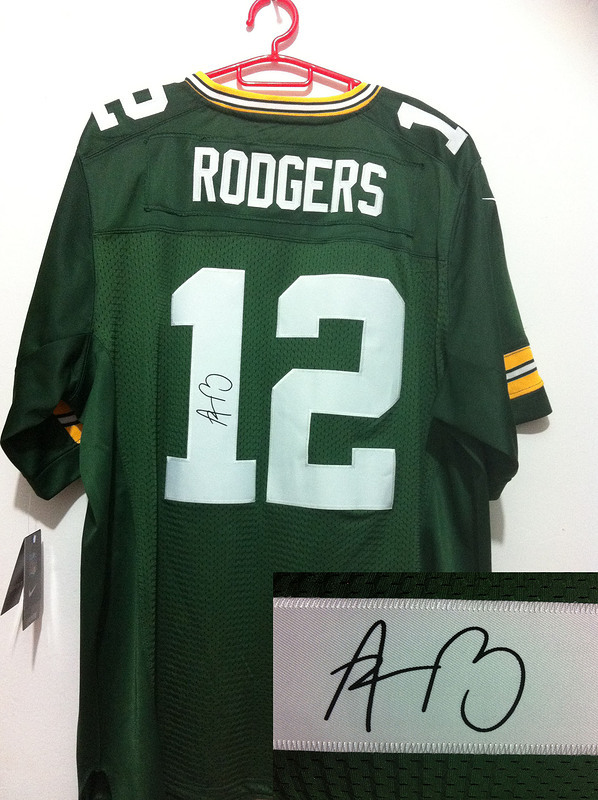 NIKE Packers 12 RODGERS Green Signature Edition Jerseys