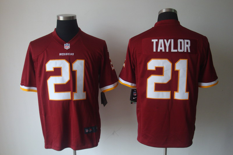 NIKE Redskins 21 Sean Taylor red Game Jerseys - Click Image to Close