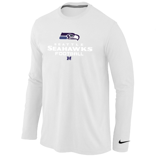 NIKE Seattle Seahawks Critical Victory Long Sleeve T-Shirt White
