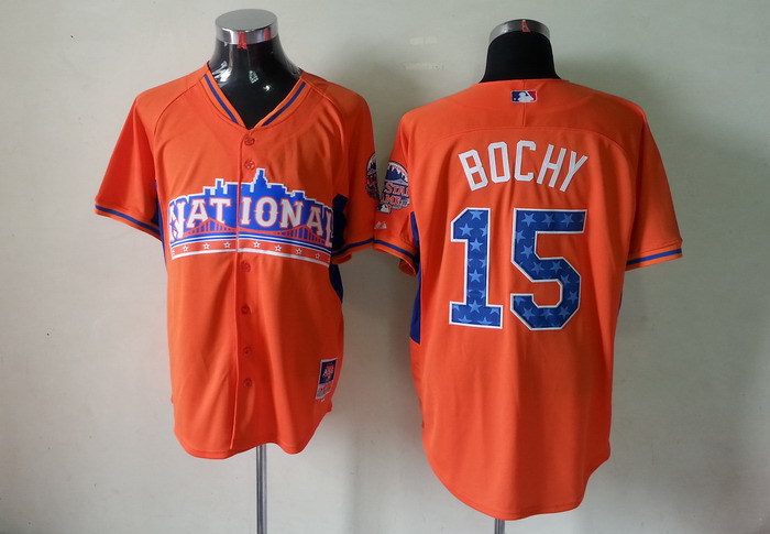 National League 15 Bochy orange 2013 All Star Jerseys