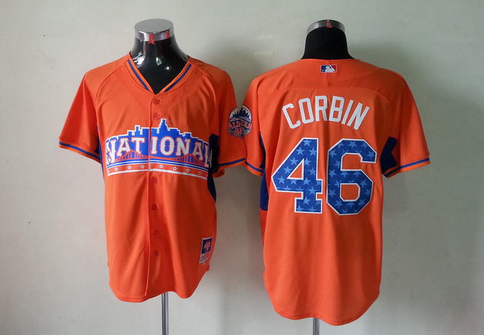 National League 46 Corbin orange 2013 All Star Jerseys