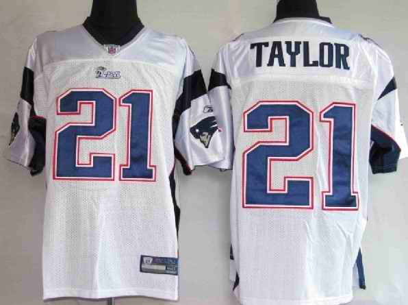 New England Patriots 21 Taylor White Jerseys