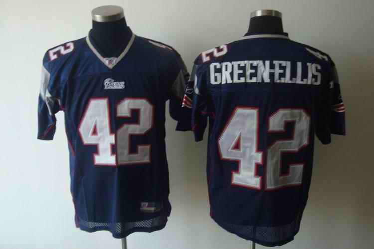 New England Patriots 42 Gveen-Ellis blue Jerseys