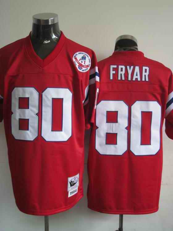 New England Patriots 80 Irving Fryar Red Throwback Jerseys