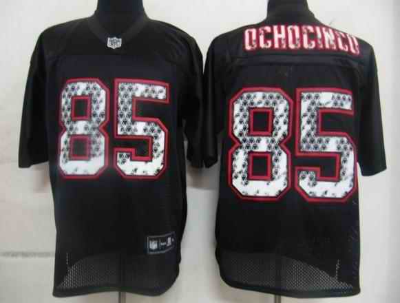 New England Patriots 85 Ochocinco black united sideline Jerseys New England Patriots 85 Ochocinco black united sideline Jerseys