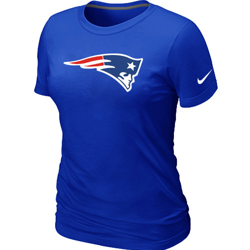 New England Patriots Blue Women's Logo T-Shirt