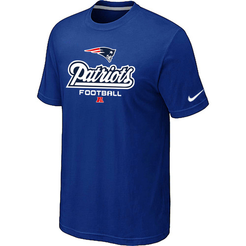 New England Patriots Critical Victory Blue T-Shirt - Click Image to Close