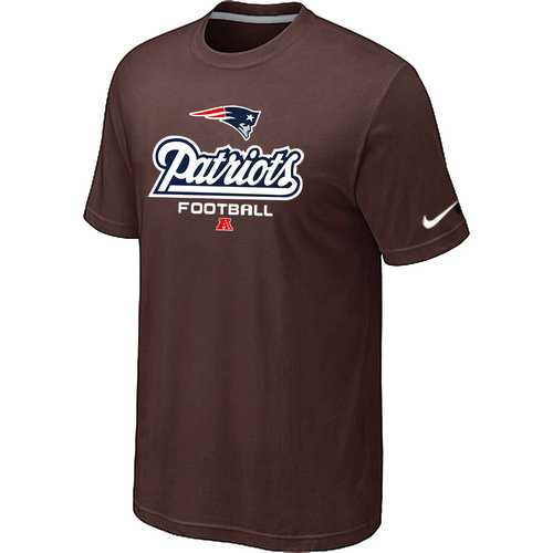 New England Patriots Critical Victory Brown T-Shirt