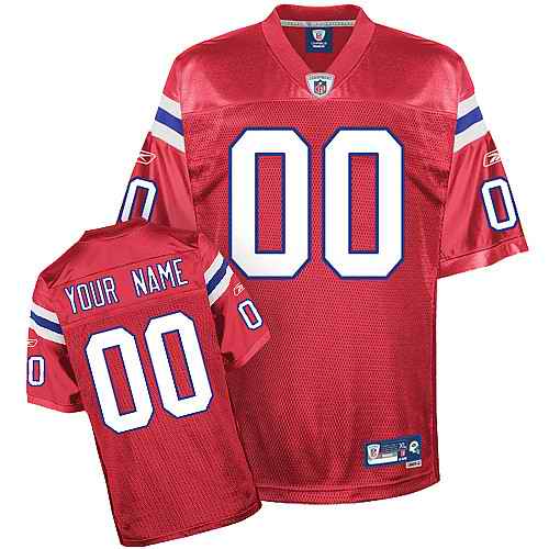 New England Patriots Men Customized red Jersey