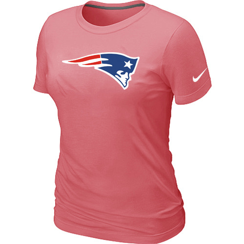 New England Patriots Pink Women's Logo T-Shirt