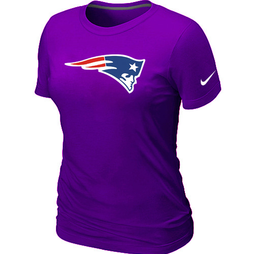 New England Patriots Purple Women's Logo T-Shirt