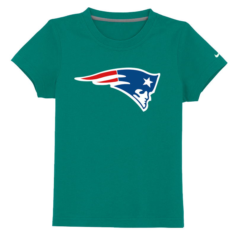 New England Patriots Sideline Legend Authentic Logo Youth T-Shirt Green