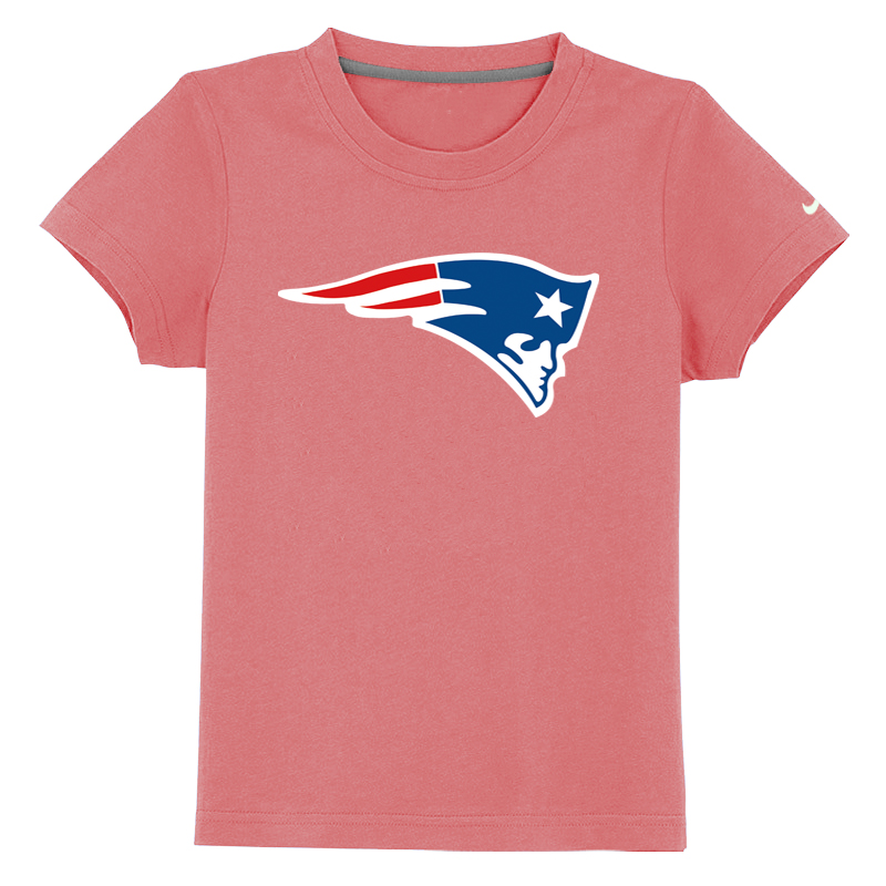 New England Patriots Sideline Legend Authentic Logo Youth T-Shirt Pink