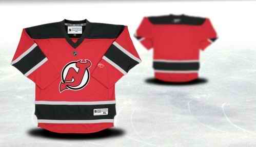 New Jersey Devils Youth Customized Red Jersey - Click Image to Close