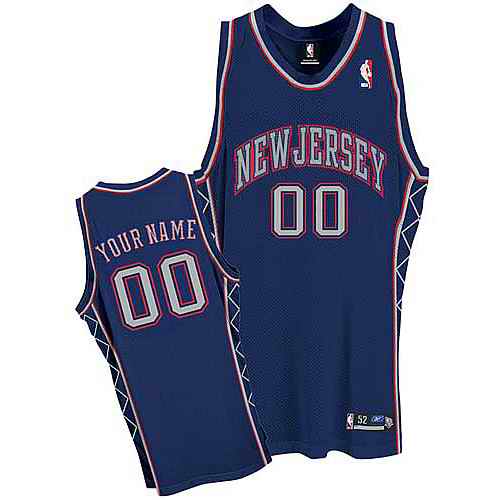 New Jersey Nets Custom blue Road Jersey - 2008 version