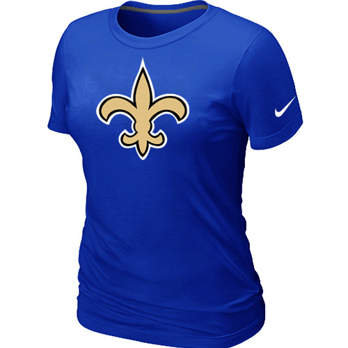 New Orleans Sains Blue Women's Logo T-Shirt
