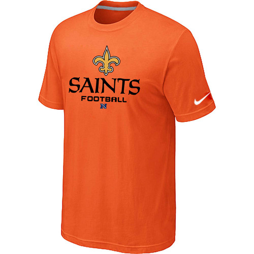 New Orleans Sains Critical Victory Orange T-Shirt
