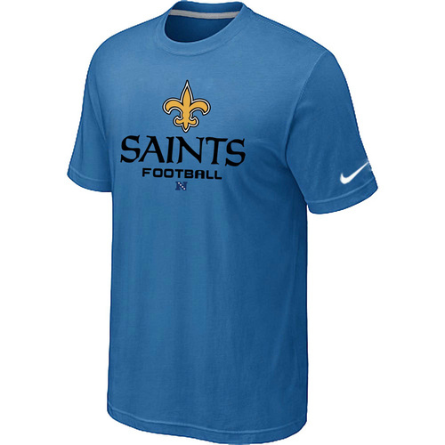New Orleans Sains Critical Victory light Blue T-Shirt