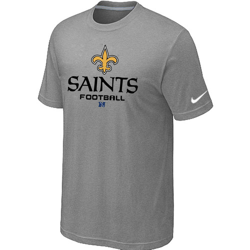 New Orleans Sains Critical Victory light Grey T-Shirt