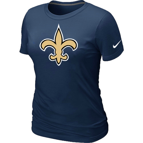 New Orleans Sains D.Blue Women's Logo T-Shirt