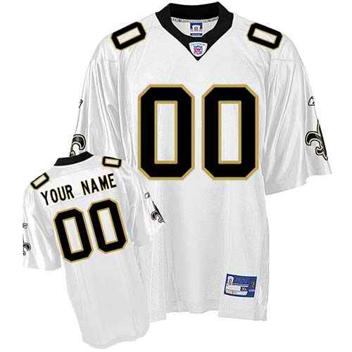 New Orleans Saints Youth Customized White Jersey