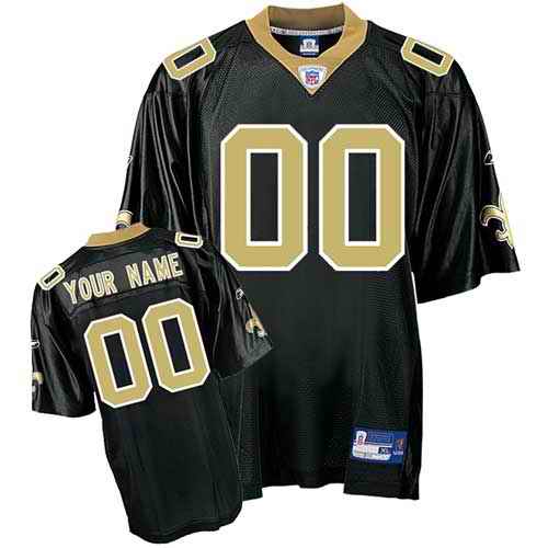 New Orleans Saints Youth Customized black Jersey
