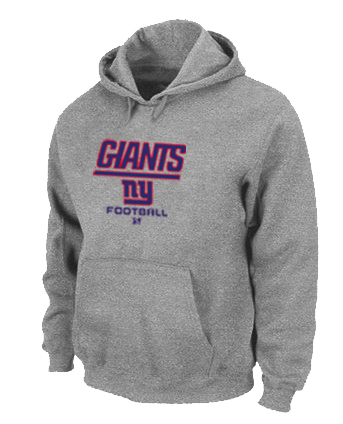 New York Giants Critical Victory Pullover Hoodie Grey - Click Image to Close